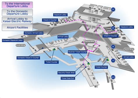 Narita Airport Map English