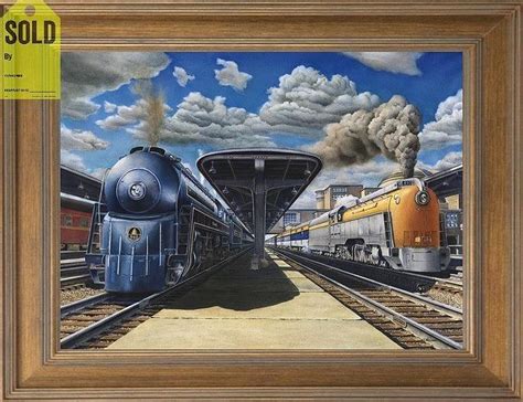Streamlined Steam Locomotives Painting By Chris Nelson Fine Art America
