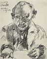 * Lovis Corinth * Self Portrait, 1924 * Drawings- drawing * German ...
