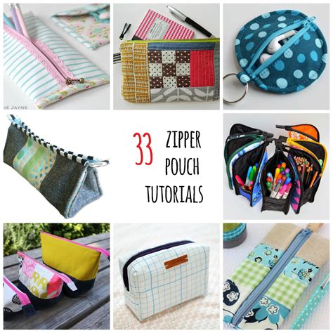 s.o.t.a.k handmade: thirty three easy to follow zipper pouch tutorials