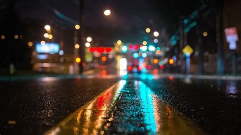 Rainy City At Night Wallpapers Top Free Rainy City At Night