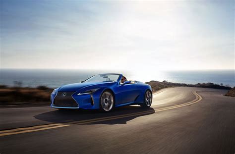 This Uniquely Blue 2021 Lexus Lc 500 Convertible Headed To Charity