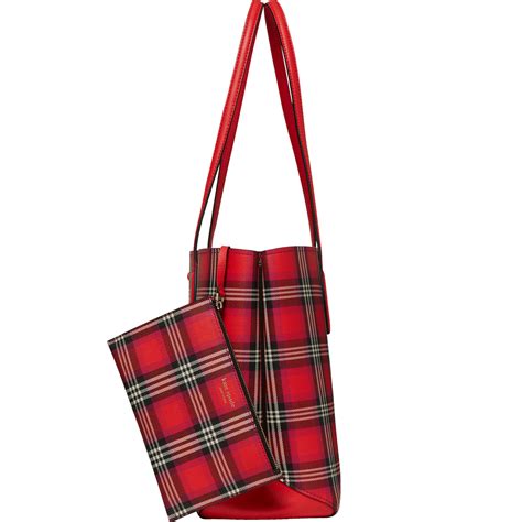 Kate Spade New York All Day Foliage Plaid Large Tote Totes And Shoppers Clothing And Accessories