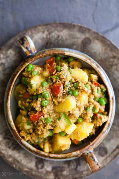 Planning, cooking and eating a healthy diet takes time, a resource we are all short on. Curried Ground Turkey with Potatoes Recipe | SimplyRecipes.com