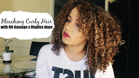 This is the best hair bleaching kit for dark hair that offers the best value. Bleaching Curly Hair w/ NO DAMAGE | OLAPLEX DUPE?? | Wanda ...