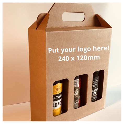 Made with double wall boxes with dividers for superb protection. Beer / Cider Bottle Gift Box - Packaging for Retail - UK
