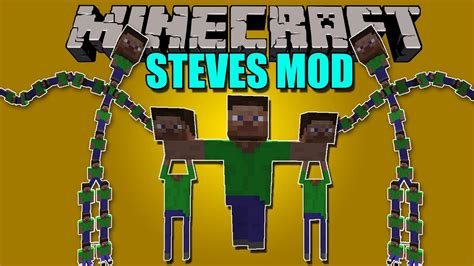 Lot More Steves Mod Los Steves Mas Raros De Minecraft Minecraft