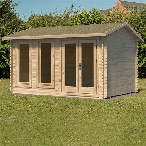 Choose from plastic sheds, metal and wood sheds, storage buildings and small outdoor storage that will help protect valued outdoor items. Forest Chiltern 4m x 3m Log Cabin (34mm) - Double Glazed ...