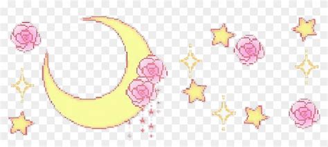 Freetoedit Cute Kawaii Pixel Pastel Moon Emoonlight
