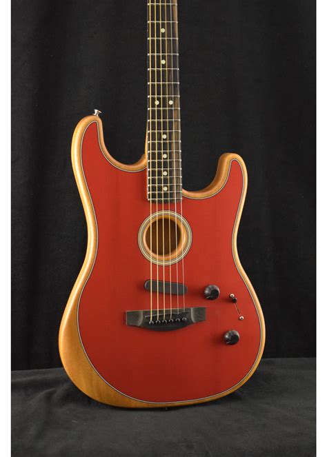 Fender Fender American Acoustasonic Stratocaster Dakota Red Fullers Guitar