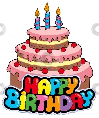 Free for commercial use no attribution required high quality images. Happy birthday sign with cake stock vector