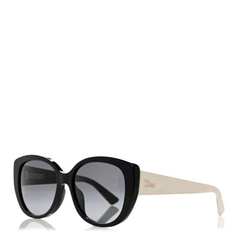 christian dior cannage dior lady 1n sunglasses black ivory 1274473 fashionphile