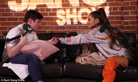 Ariana Grande Zach Sang Interview