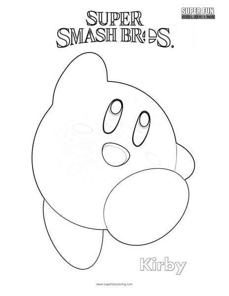 Super Smash Brothers Coloring Pages Super Fun Coloring