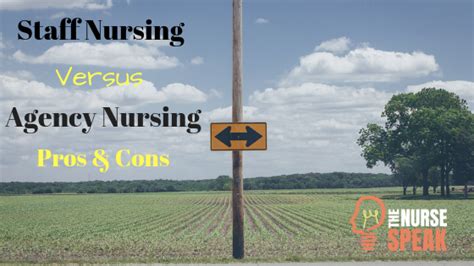 Staff Nursing Vs Agency Nursing Pros And Cons The Nurse Speak