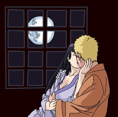 Naruto And Hinata Kiss By Aikawaiichan On Deviantart