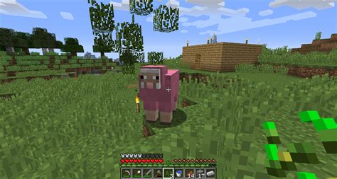 The majority of sheep are white, with an 81.836% chance of spawning. Found a pink sheep on a new map. Didn't know this was a ...