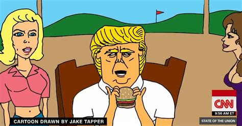 Jake Tapper Enlists Pussy Galore For Mar A Lago Toon