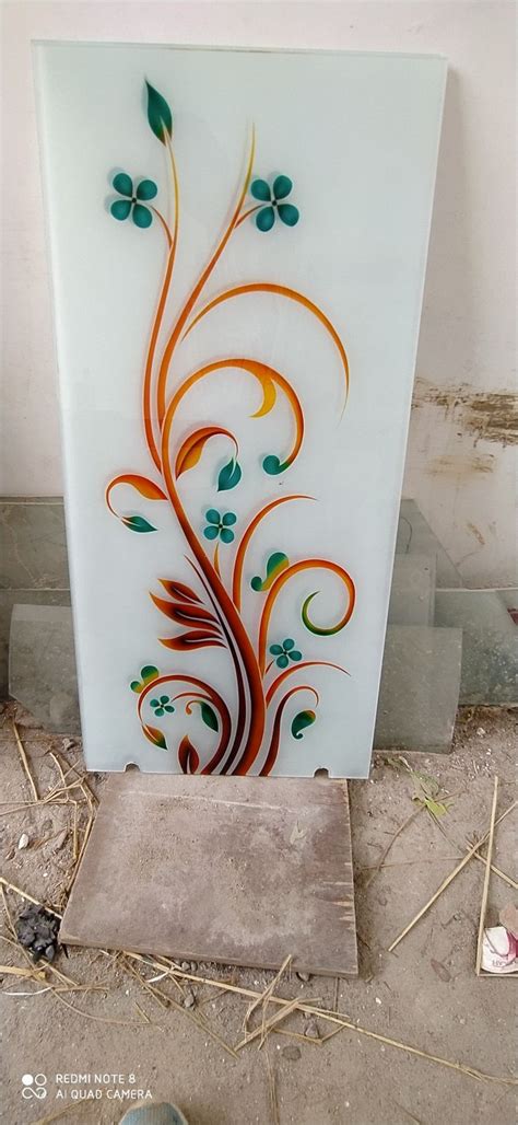 Colour Etching Glass Glass Painting Designs Window Glass Design Frosted Glass Design
