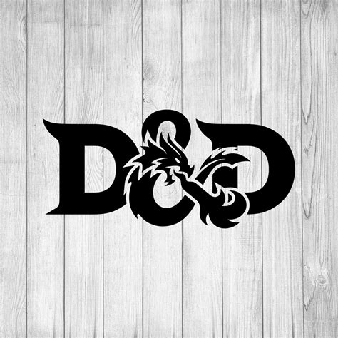 D D Logo Dungeons And Dragons Svg Dnd Logo Dungeons And Etsy Uk