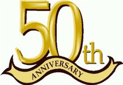 Download High Quality Anniversary Clipart 50th Transparent Png Images