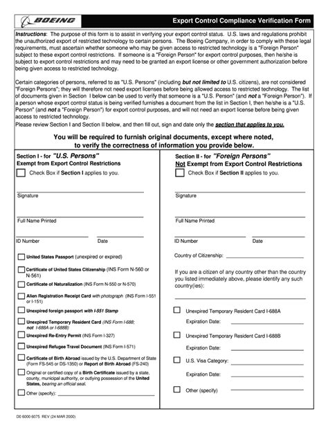 Export Control Compliance Verification 2000 2024 Form Fill Out And