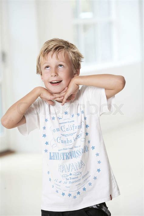 A Cute 10 Year Old Boy Stock Image Colourbox