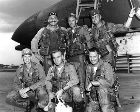 Colonel Robin Olds And 1st Lieutenant William D Lefever Standing