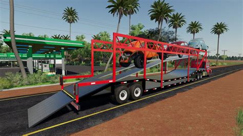 Fs19 Car Transport Trailer 1000 Farming Simulator 17 Mod Fs 2017 Mod