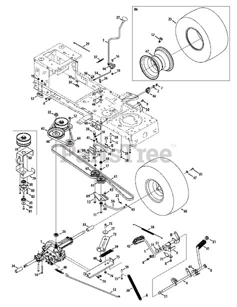 Murray 13ao785t058 Murray Lawn Tractor 2012 Transmission Drive