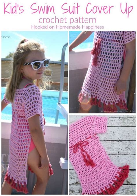 Kids Swim Suit Cover Up Crochet Pattern Crochet Toddler Crochet