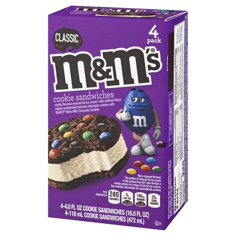 Mandms Classic Ice Cream Cookie Sandwiches 16 Fl Oz Shipt