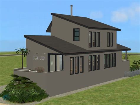 Ts2 Mod The Sims Compact Modern Sims 2 House Sims Ideas Sims 1