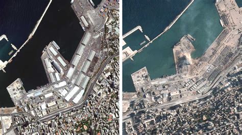 Beirut Satellite Images Show Aftermath Of Blast In Lebanon Npr