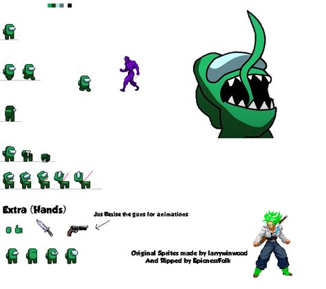 Among Us Sprite Sheet By Epicnessfolk On Deviantart