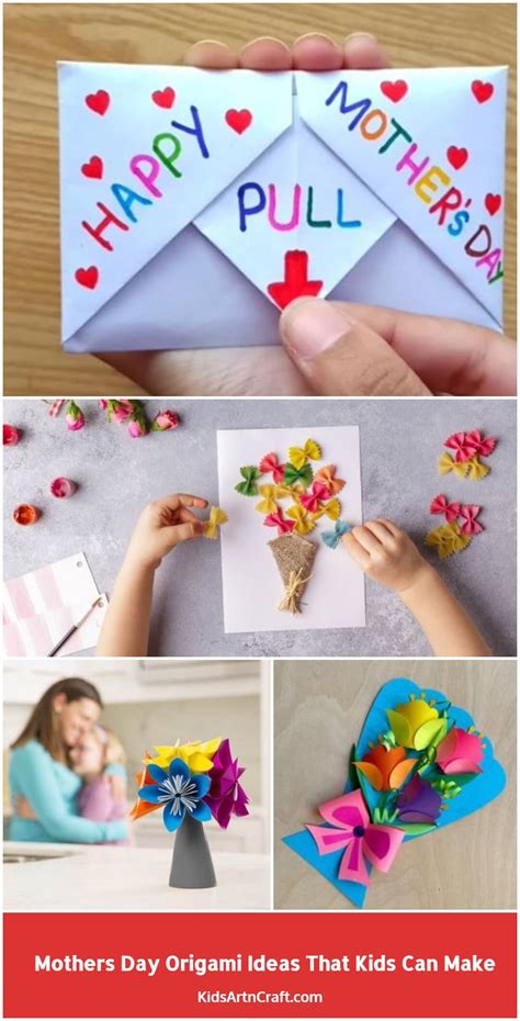 Mothers Day Origami Ideas That Kids Can Make Kids Art And Craft