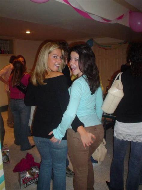 Cute Party Girls Grabbing Each Other 39 Pics