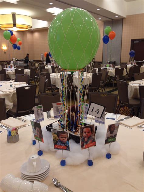The Hot Air Balloon Centerpiece I Made For The Safe Families For