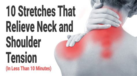 How To Relieve Tension In Neck Back And Shoulders