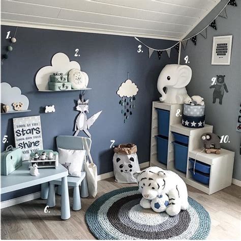 Shop The Room Décoration Chambre Garçon Bleu Gris ⋆ Club Mamans