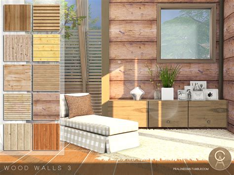The Sims Resource Wood Walls 3