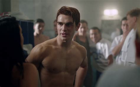 Whoops Archie Andrews Towel Slips In The Latest Episode Of Riverdale