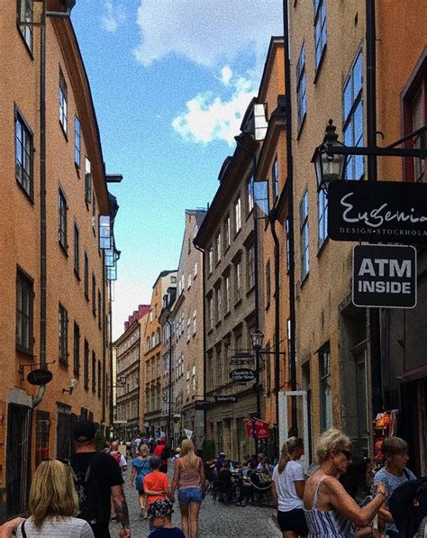 Old Town Stockholm Sweden Travel Europe Travel City Aesthetic Travel