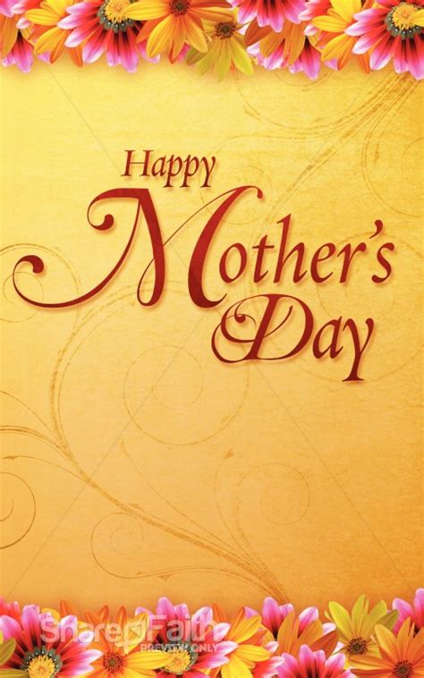 Happy Mothers Day Bulletin Cover Mothers Day Bulletin Covers