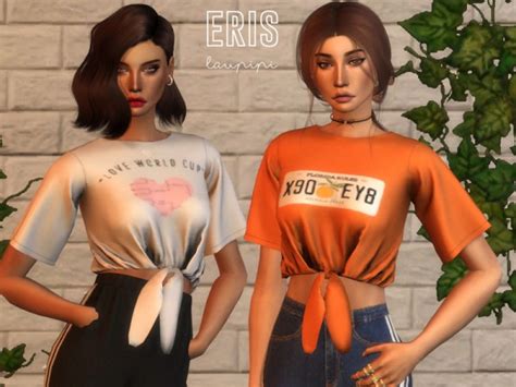 The Sims Resource Eris Top By Laupipi • Sims 4 Downloads