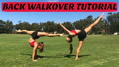 How To Do A Back Walkover Tutorial Youtube