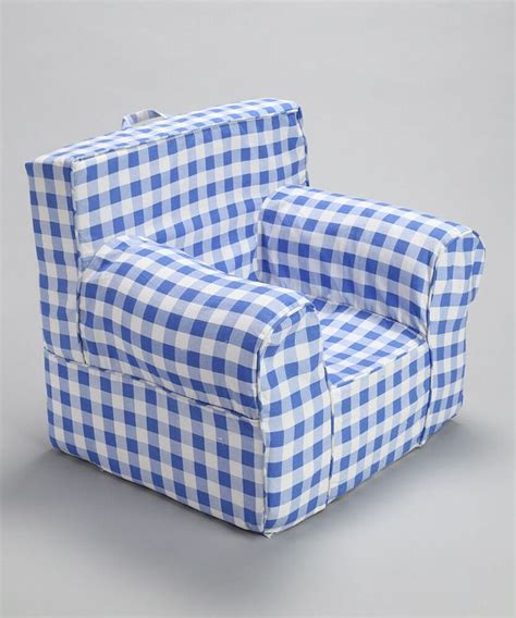 This slipcover works best on small sofas between 57 and 74 inches long, and it comes in more this armchair slipcover includes one large piece to put over the frame of the chair, as well as a single. INSERT FOR ANYWHERE CHAIR INCLUDES BLUE GINGHAM SLIP COVER ...