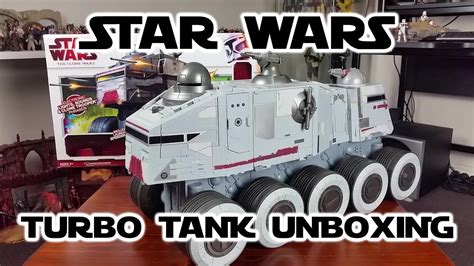 Star Wars The Clone Wars Turbo Tank Juggernaut Unboxing Youtube