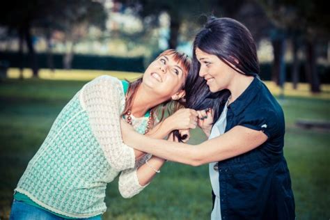 Two Young Women Fighting — Stock Photo © William87 25974259