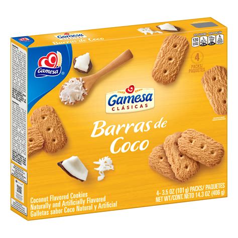 Gamesa Barras De Coco Coconut Cookies 143 Oz Box